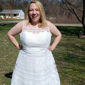 Azazie Wedding Dress Size 20